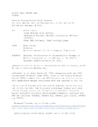 SCN21-21 Updated: Notification of Dissemination Changes of Models Downstream of the GFS Due To