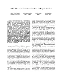 Efficient Inter-Core Communications on Manycore Machines