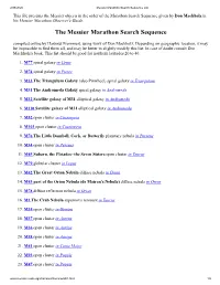 The Messier Marathon Search Sequence