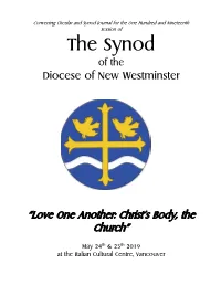 The Synod of the Diocese of New Westminster