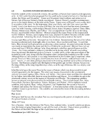 6-1 6.0 SATURN SYSTEM MYTHOLOGY Until the Middle Of