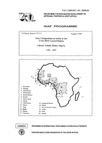Data Compendium on Safety at Sea in the IDAF Central Region