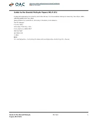 Donald Mckayle Papers MS.P.023