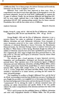 Knight, George R., Comp. and Ed. 1844 and the Rise of Sabbatarian Adventism