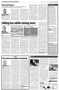 Selling Less While Raising More