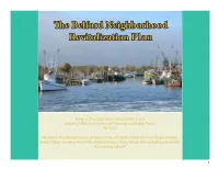 The Belford Neighborhood Revitalization Plan