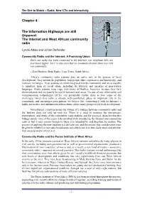 The Internet and West African Community Radio