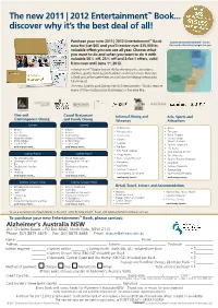 The New 2011 | 2012 Entertainment™ Book... Discover Why It's the Best