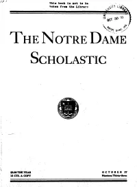 The Notre Dame Scholastic