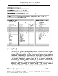 Amtrak SMP 28603 Mechanical Standards for Operating Privately