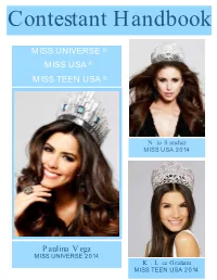 Contestant Handbook