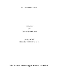 Education and National Development
