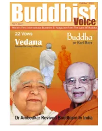 October 2013 Year - 1 Issue - 4 the Treasury of Truth – Dhammapada……