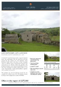 Offers in the Region of £275,000 Viewing Strictly by Appointment with the Vendor’S Sole Agents