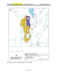 Sage Hen Reservoir Location Map