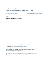 The Polar Coordinate System