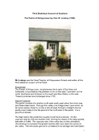 Third Statistical Account of Scotland the Parish of Kirkgunzeon by Alan