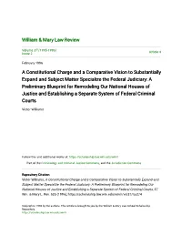 A Constitutional Charge and a Comparative Vision to Substantially