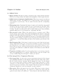 Chapter 11 Outline Math 236 Summer 2002