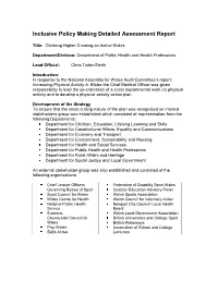 Climbing Higher Equality Impact Assessment , File Type