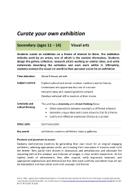 Curate Your Own Exhibition