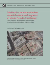 Medieval to Modern Suburban Material