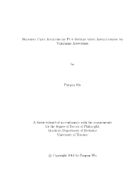 Hedging Cost Analysis of Put Option with Applications to Variable Annuities by Panpan Wu a Thesis Submitted in Conformity with T