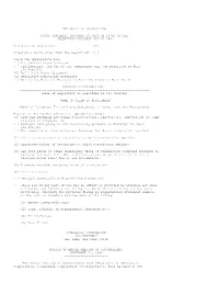 Schedule 14A Information Proxy