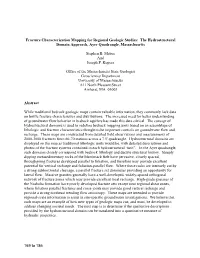 Fracture Characterization Mapping for Regional Geologic Studies: the Hydrostructural Domain Approach, Ayer Quadrangle, Massachusetts