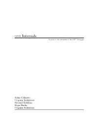 Gdb Internals a Guide to the Internals of the GNU Debugger
