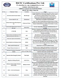 ISO 45001 Client List S
