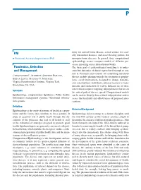 PAI Pandemics, Detection and Management