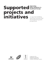 Supported Projects and Initiatives