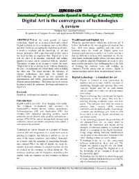 Digital Art Is the Convergence of Technologies a Review