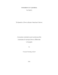 UNIVERSITY of CALIFORNIA Los Angeles the Spatiality of Power In