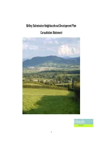 Brilley Consultation Statement