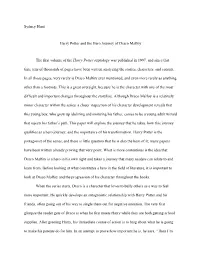 Harry Potter and the Hero Journey of Draco Malfoy