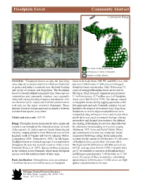 Floodplain Forest Communityfloodplain Abstract Forest, Page 1
