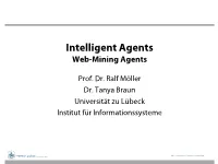 Intelligent Agents Web-Mining Agents
