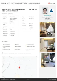 Medini Best Price Guarantee New Launch Project