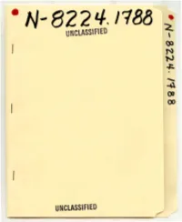 Unclass\F\ED UNCLASSIFIED