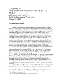 A Comment on “Public and Private Information in Monetary Policy Models” Jeff Amato and Hyun Shin Bank for International Settlements March 28, 2003