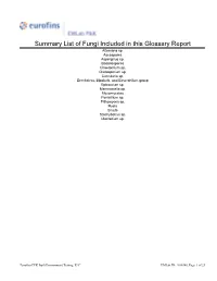 Fungal Glossary Spore Trap