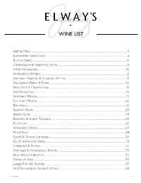 Active Wine List 11.11.2018