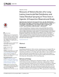 Measures of Malaria Burden After Long-Lasting Insecticidal Net