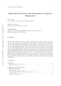 Observational Clues to the Progenitors of Type Ia Supernovae