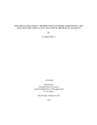 Who Tells Your Story?: Intersections of Power, Domesticity, and Sexuality Relating to Rap and Song in the Musical Hamilton