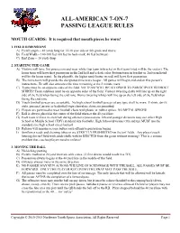 All-American 7-On-7 Passing League Rules