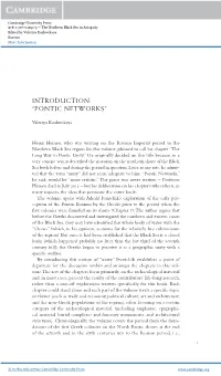 Introduction: “Pontic Networks”