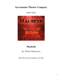 Macbeth Study Guide